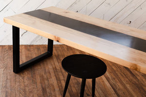 Hemlock Epoxy River Dining Table 1