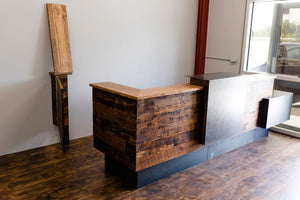 Industrial Rustic Reception Desk 2