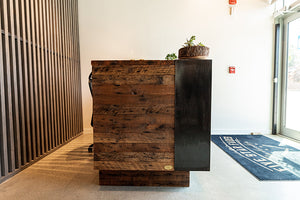 Modern Rustic Reception Desk 2
