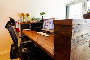 Modern Rustic Reception Desk 3