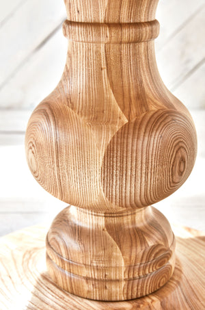 Oxford Pedestal Round Dining Table In Ash 5