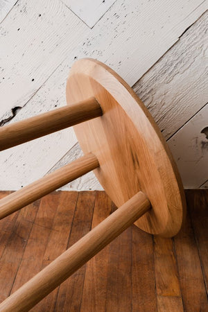 solid wood tripod stool 2