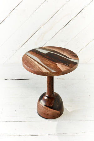 Walnut & Epoxy Side Table 1
